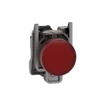 red complete pilot light Ø22 plain lens with integral LED 230...240V
