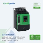 Soft starter, Altivar Soft Starter ATS430, 88A, 208 to 600V AC, control supply 110 to 230V AC